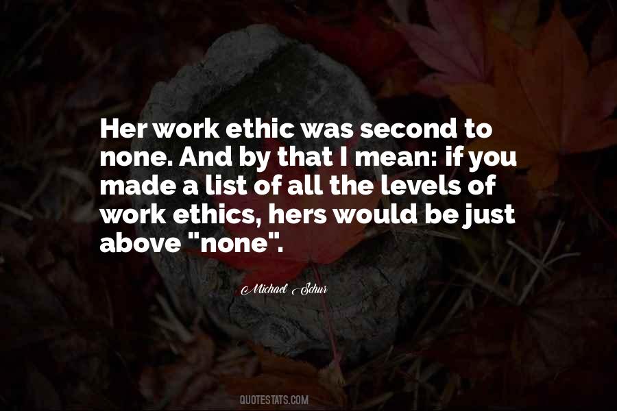 Ethics Work Quotes #981559