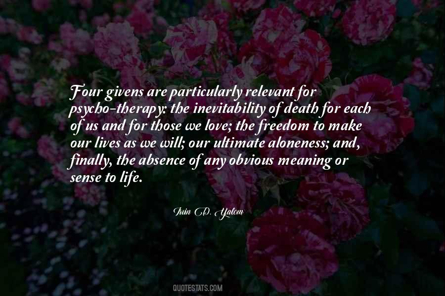 Quotes About The Inevitability Of Death #1652035
