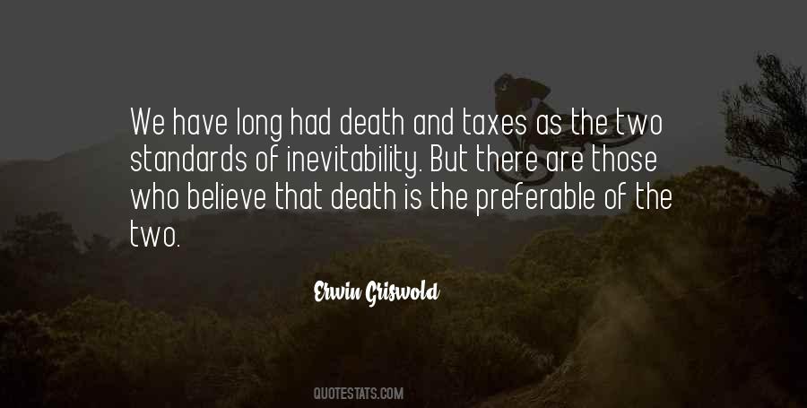 Quotes About The Inevitability Of Death #582801