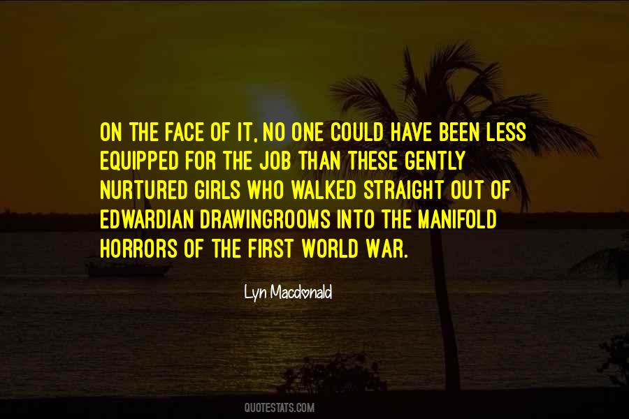 Quotes About Horrors Of War #1368829