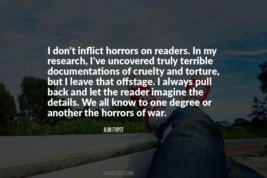 Quotes About Horrors Of War #177710