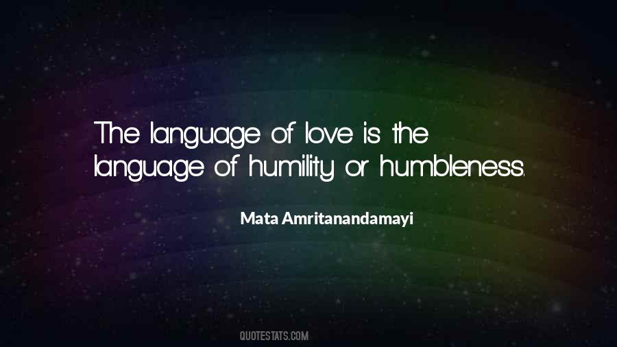 Quotes About Language Of Love #1246405
