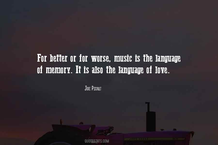 Quotes About Language Of Love #1247319