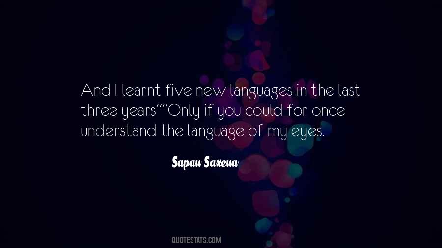 Quotes About Language Of Love #136453