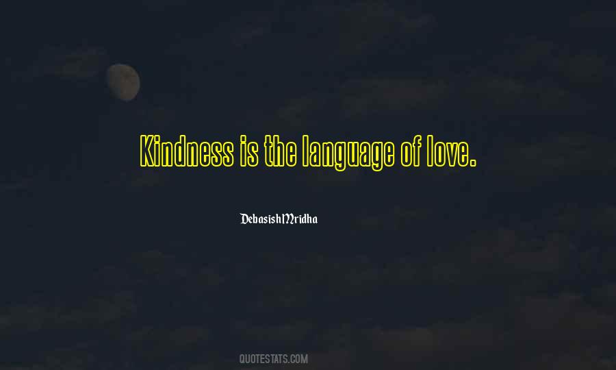 Quotes About Language Of Love #1434698