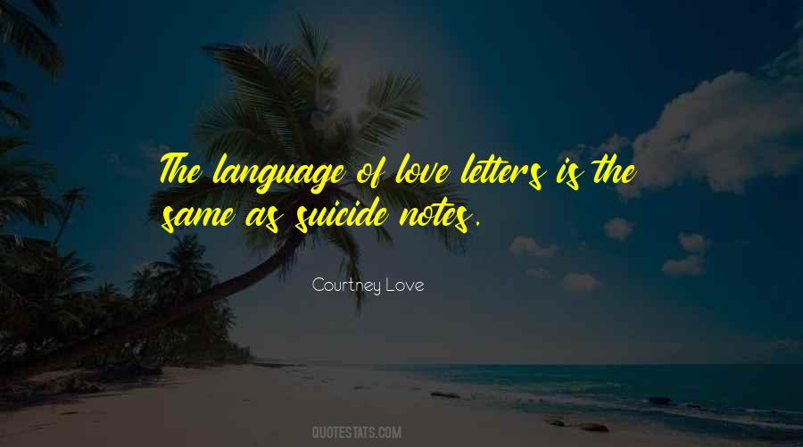Quotes About Language Of Love #750398