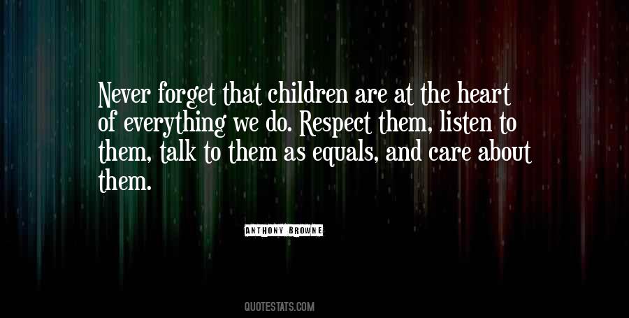 Quotes About Care And Respect #63954