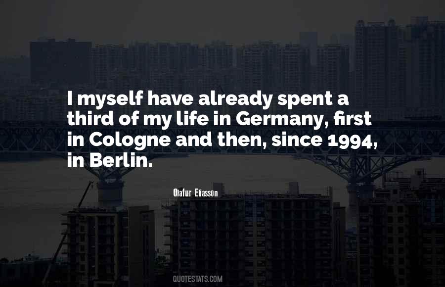 Quotes About Cologne Germany #1102477