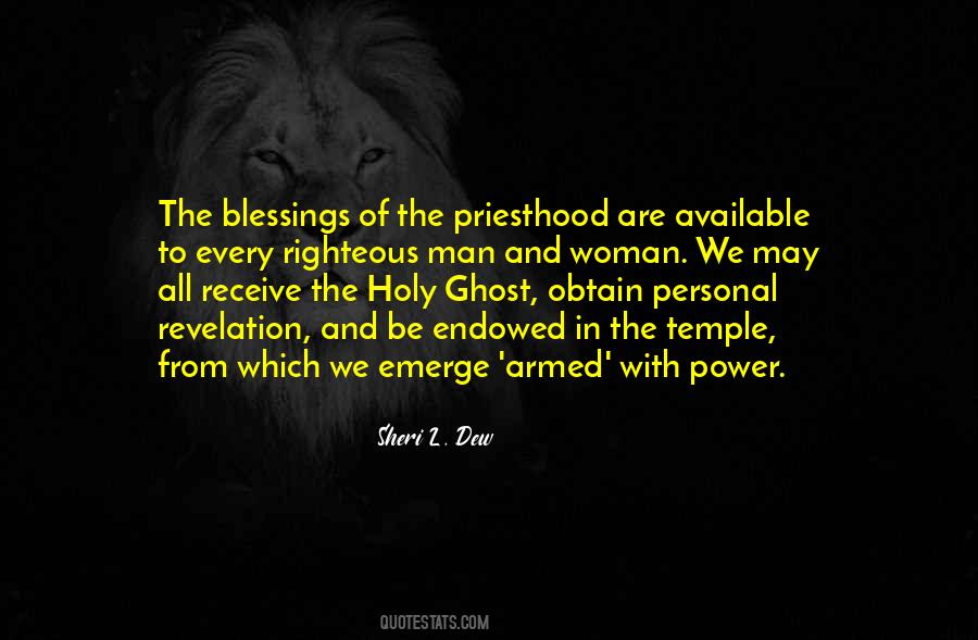 Quotes About Priesthood Blessings #1030551