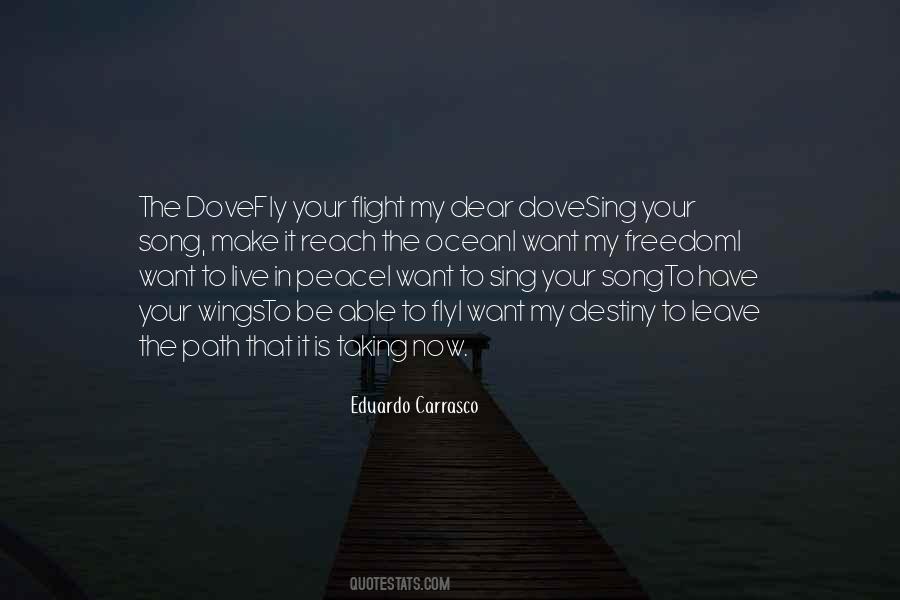 Sing The Song Of Peace Quotes #207890