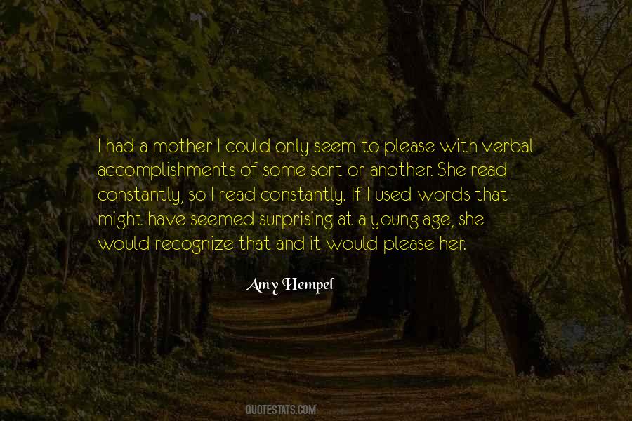 Words Of A Mother Quotes #970377
