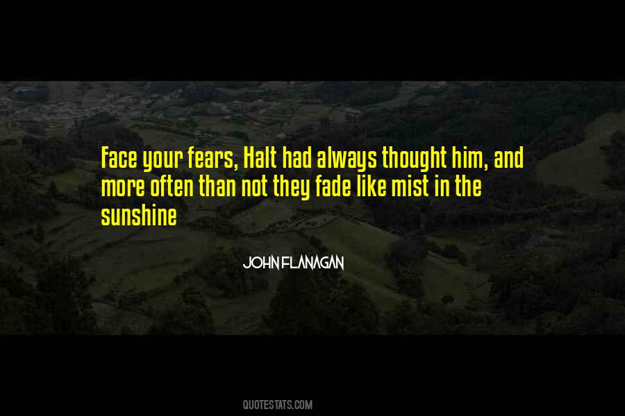 Quotes About Face Your Fears #330597