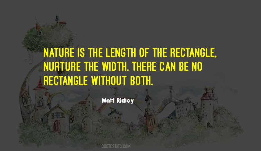 Length And Width Quotes #577433