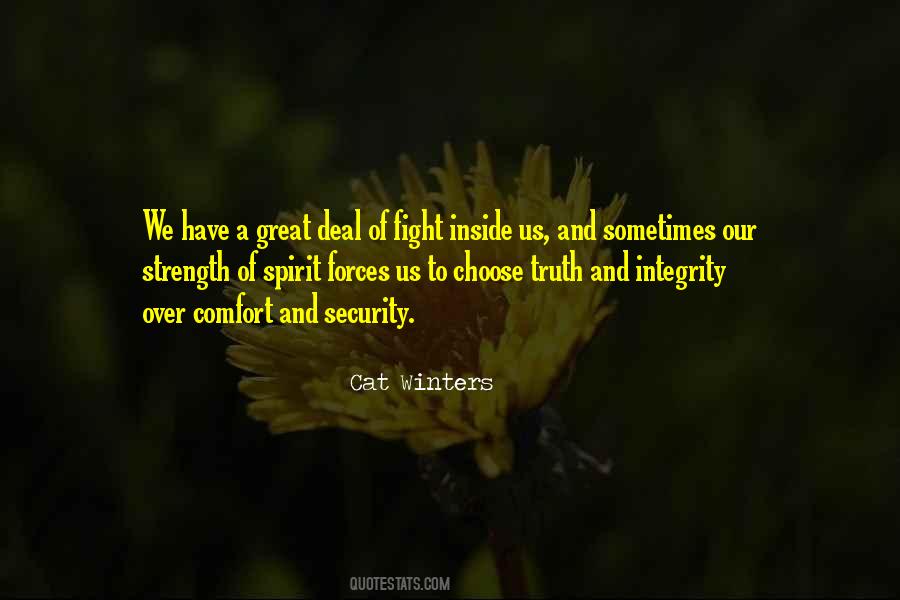 Quotes About Comfort And Strength #1846964