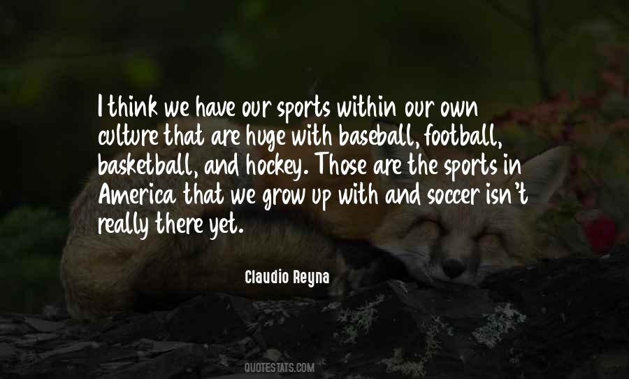 Quotes About Culture In Sports #642596