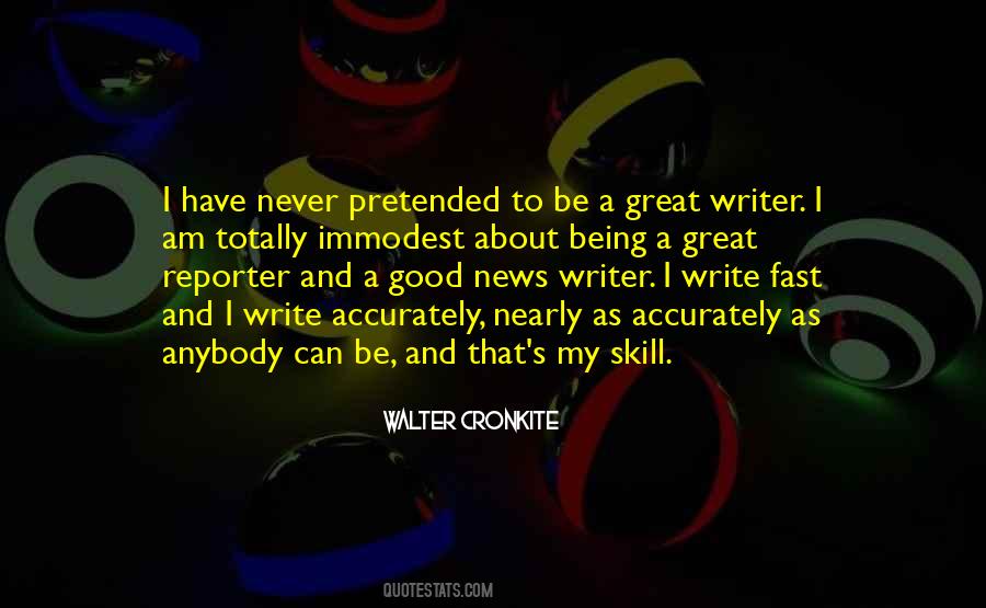 Quotes About Good Writing Skills #202782