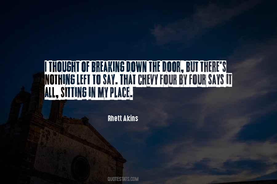 Quotes About Breaking Down #881131