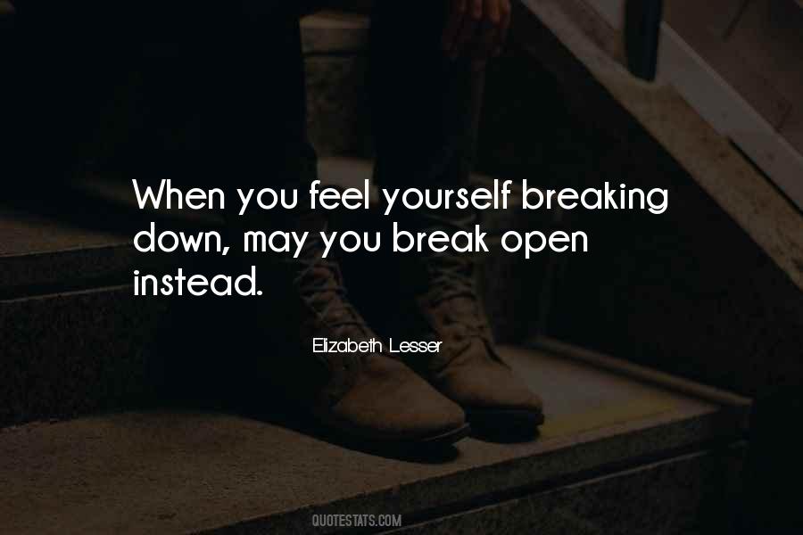 Quotes About Breaking Down #909779