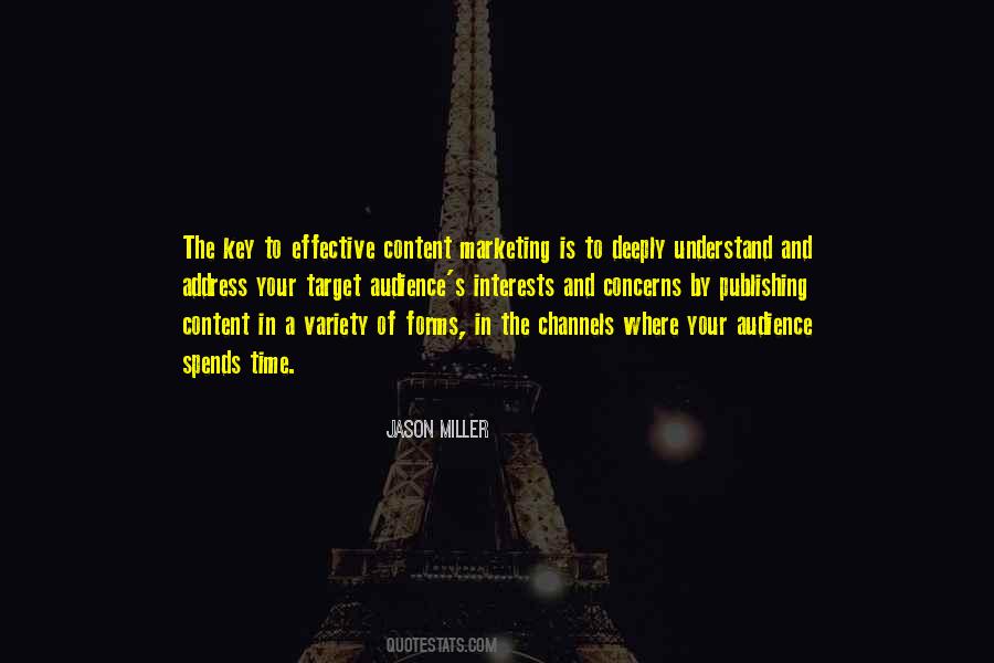 Quotes About Marketing Channels #1870756