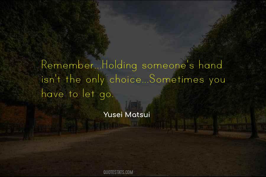 Quotes About Hand Holding #305418