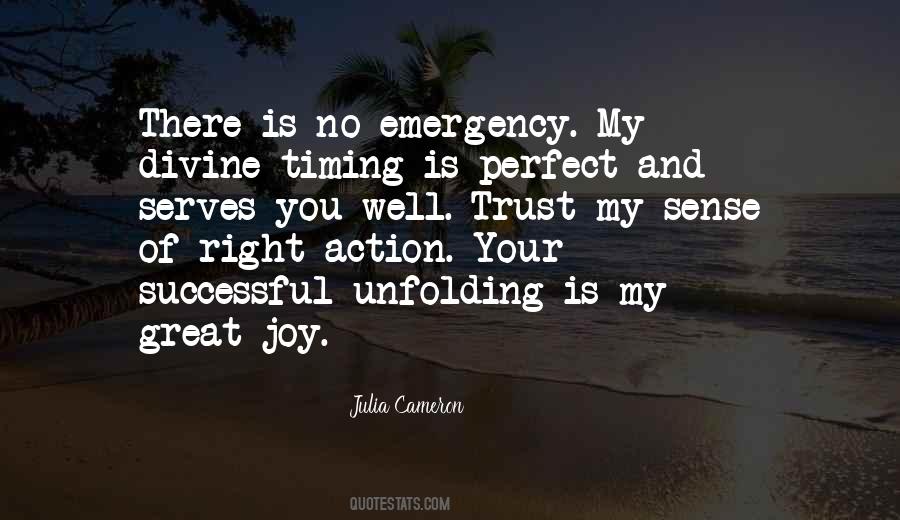 Quotes About Perfect Timing #1097523