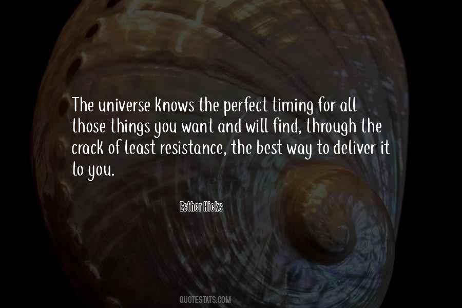 Quotes About Perfect Timing #1146959
