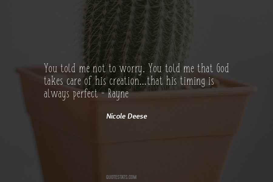 Quotes About Perfect Timing #876969