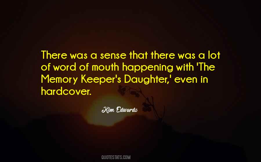 Sense Memory Quotes #1006400