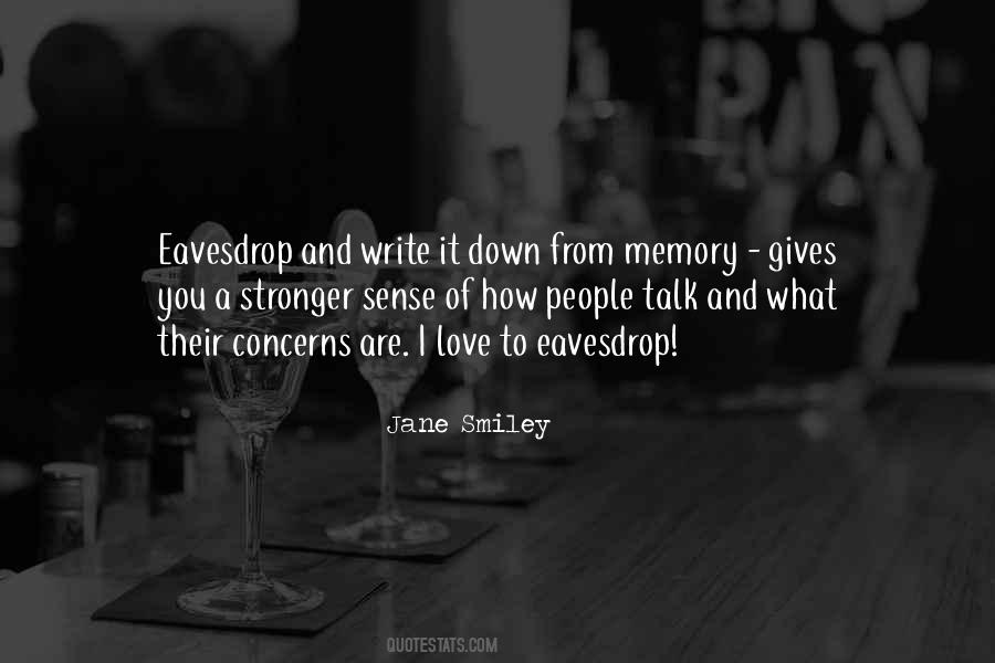 Sense Memory Quotes #1463331