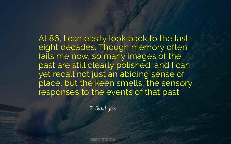 Sense Memory Quotes #242190