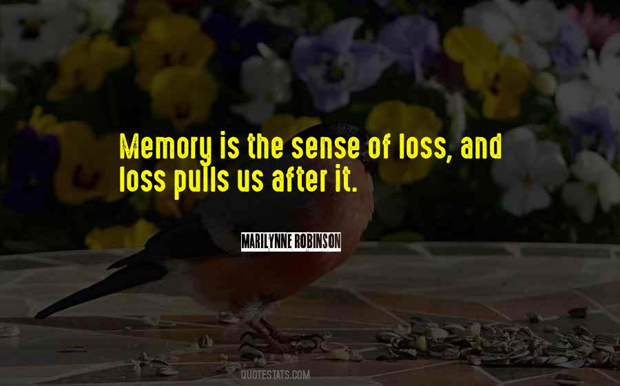 Sense Memory Quotes #314740