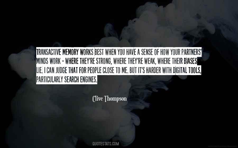 Sense Memory Quotes #530915