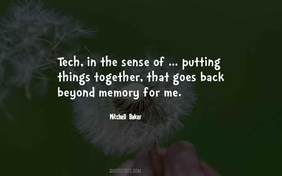 Sense Memory Quotes #819933