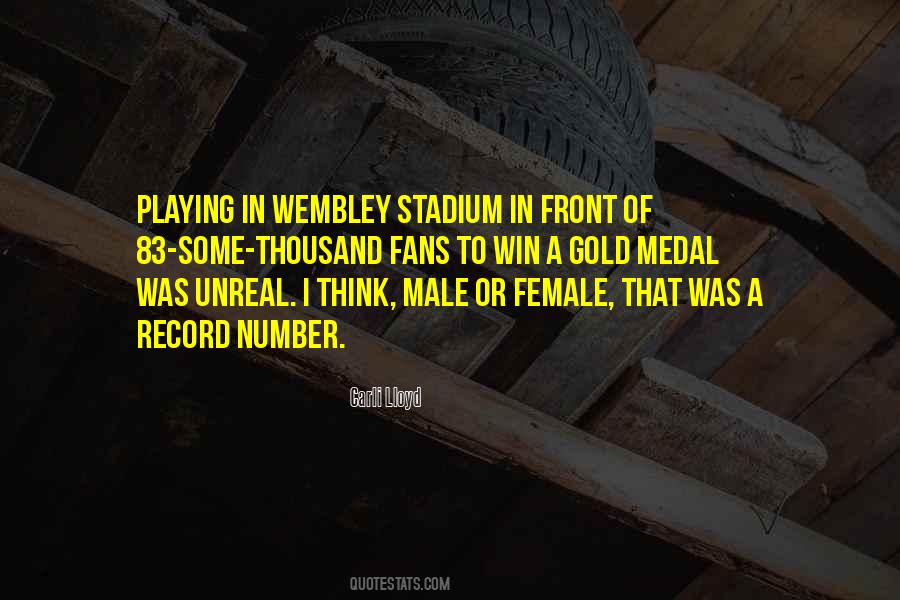 Quotes About Wembley #1781939