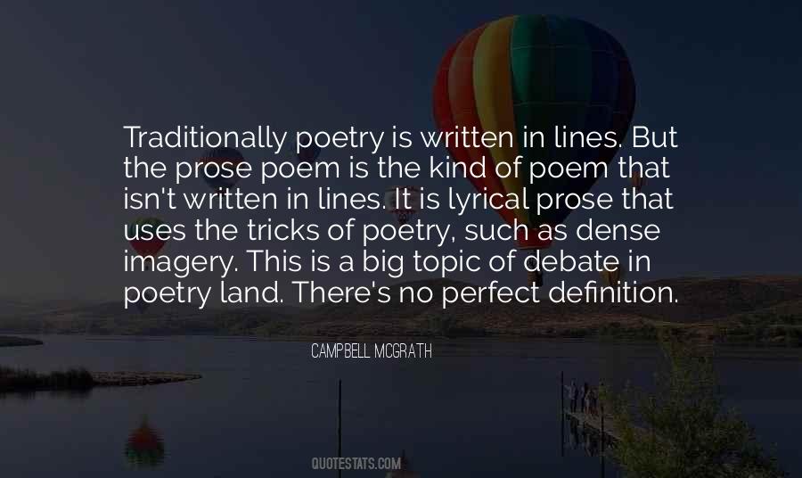 Quotes About Imagery In Poetry #859885