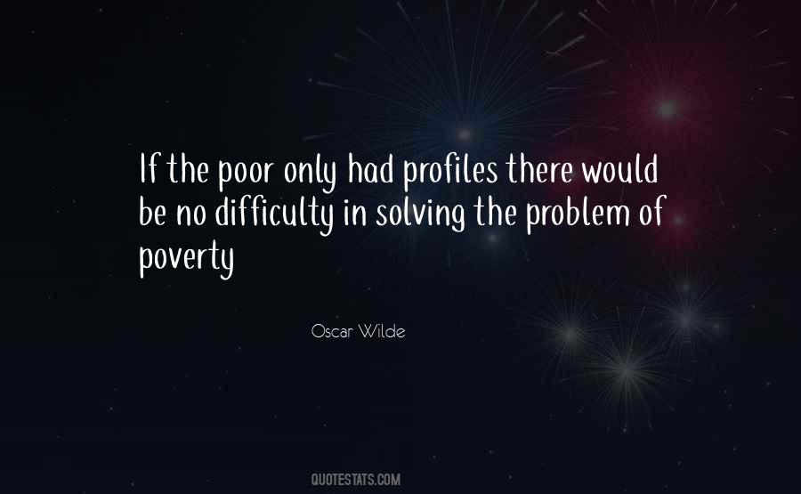 Quotes About Solving Poverty #531638