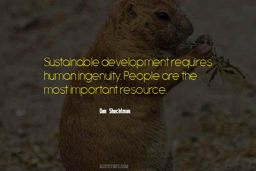 Quotes About Resource Development #273446