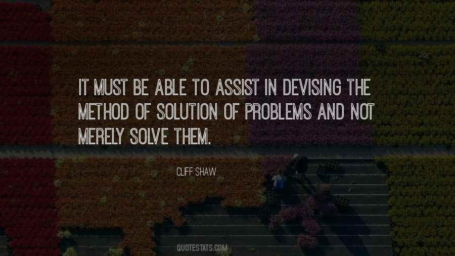 Quotes About Problems Solution #141529