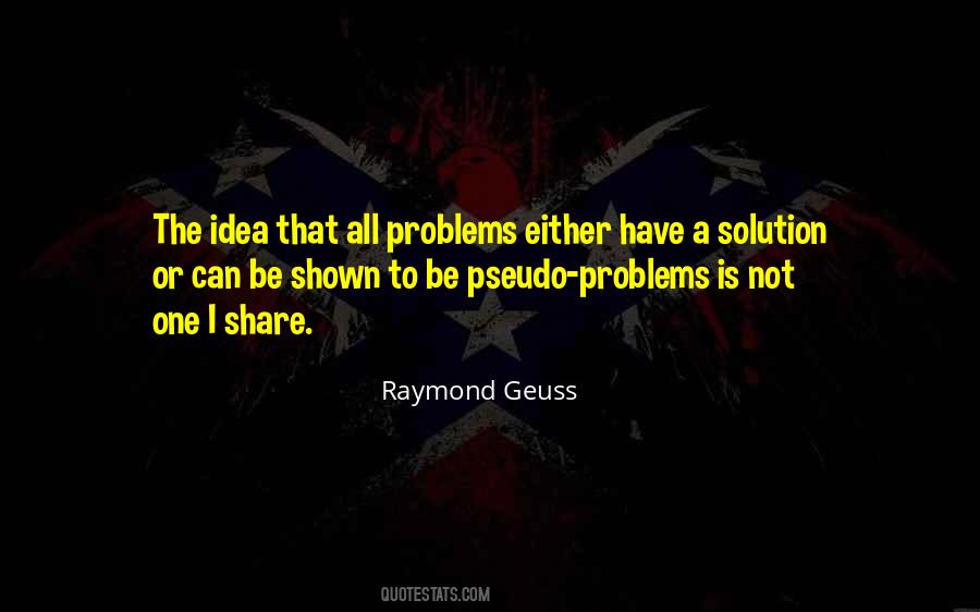 Quotes About Problems Solution #676342