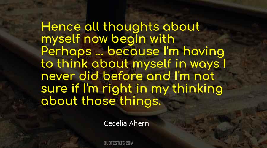 Quotes About Thoughts And Thinking #203988