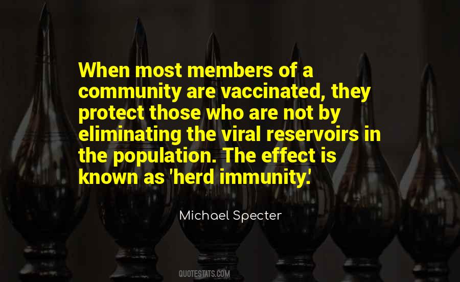 Quotes About Herd Immunity #1627855