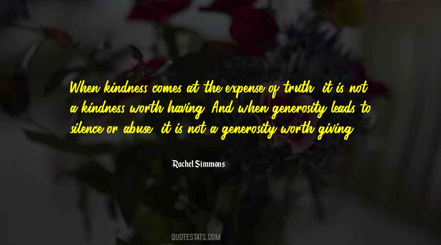 Quotes About Kindness And Generosity #1095917