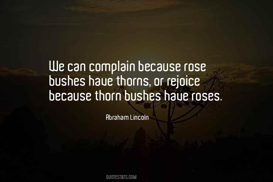 Quotes About Thorns #1344057