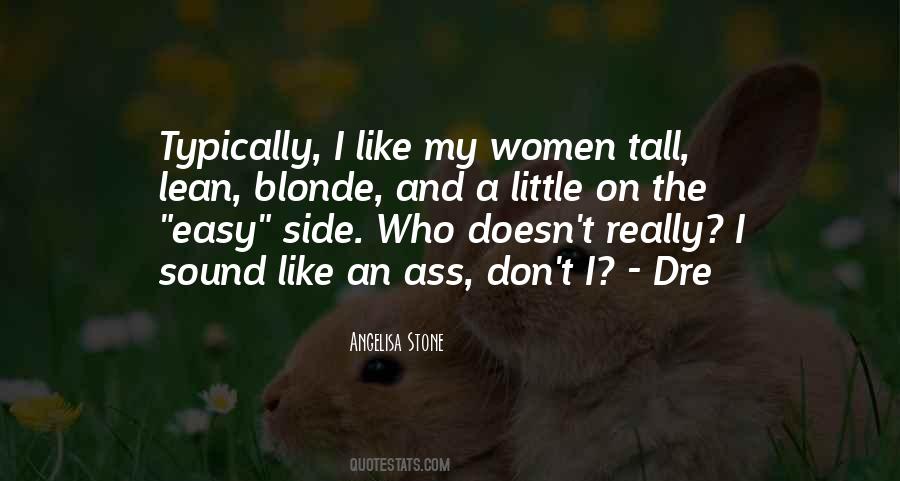 Tall Women Quotes #1169490