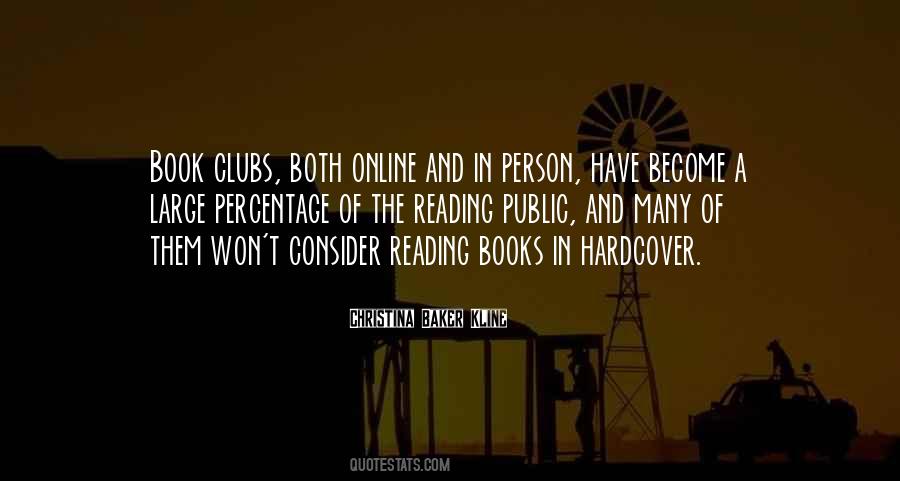 Quotes About Book Clubs #1290403