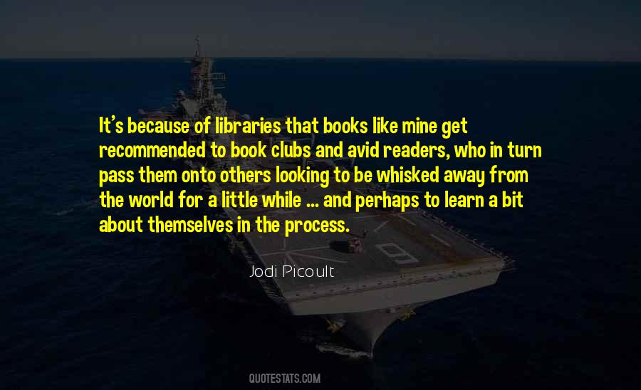 Quotes About Book Clubs #1765064