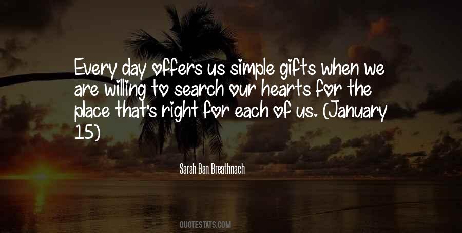 Quotes About Simple Gifts #395437