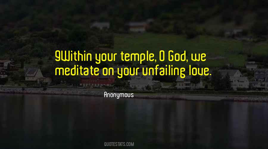 Quotes About Unfailing Love #1217412