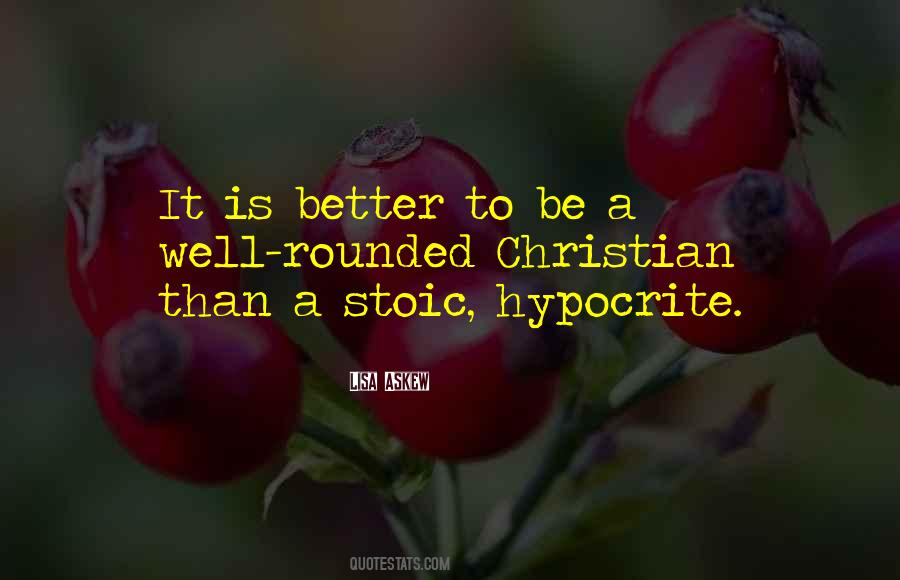 Christian Hypocrite Quotes #1045766