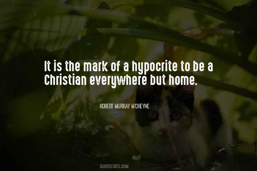Christian Hypocrite Quotes #43775